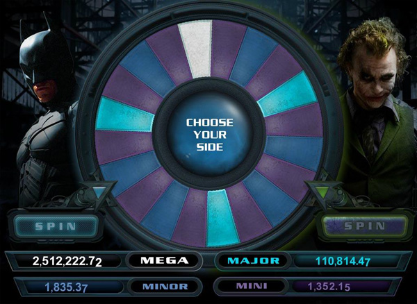 Dark Knight Slot - Bonus-Wheel Dark Knight Slot - Bonus-Wheel
